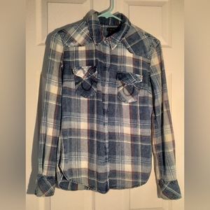 True Religion Women's Button Down Shirt  - Size Xtra-Small